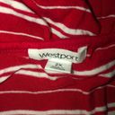 Westport  lace up collar striped tee Photo 4