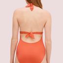 Kate Spade NWT  Lychee Halter Tortoise Shell Heart One Piece Swimsuit Size XL Photo 1