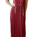 Bordeaux Lanvin  Chain Column Gown Dress Photo 0