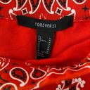 Forever 21 Red Bandana Bodycon Skirt Photo 4