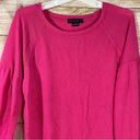 Sanctuary cozy lightweight puff sleeves pink pullover sweater women’s Size Large Photo 2
