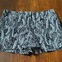 White House | Black Market  Shorts Blue Fern Design Size 6 Photo 0