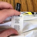 Jantzen NEW NWT  White Yellow Gray Black Floral Tie Knot Y2K Bikini BOTTOM 12 Photo 5