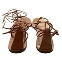 Madewell  Kana Gladiator Sandals Blush Size 8 Leather Boho Beach Minimalist Cute Photo 7