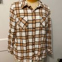 Christopher & Banks Super Soft Plaid button up long sleeve shirt Photo 2