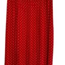 American Vintage Vintage Alfred Dunner Red and White Polka Dot Pleated Midi Skirt - Size 14 Photo 1