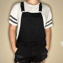 American Eagle  Black Overalls Shorts Photo 2