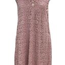 Liberty Love  Womens Medium Dress Mini Lace stretch blush pink bodycon sleeveless Photo 0