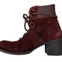 FREEBIRD by Steven  Cage Boots in Wine Leather Suede Size 8 Photo 4