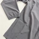 Zella  Grey Shade tunic Length Windbreaker with Zip Front, Hoodie and Pockets Photo 1