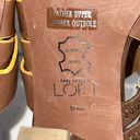 Loft Ann Taylor  Sandals Leather Size 9 Brown 3" Heel Woman’s Open Toe Buckle Photo 7