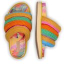 Farm Rio Colorful Toucan Crotchet Anatomic Sandals Photo 3