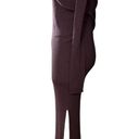 Amethyst RICK OWENS Ribbed Long Sleeve Dress in  Large Womens Maxi Knit Bodycon Photo 4