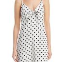 re:named  White Black Polka Dot Mini Dress medium Photo 0