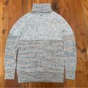 prAna  Abelle Cotton Tunic Turtleneck Sweater Size XS in Admiral Blue Photo 7