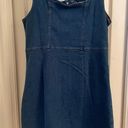 Denim Dress Blue Size L Photo 2