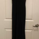 Jump Long Formal Black Dress Halter w/ Leg Slit Sz 1/2 NWT Photo 0