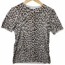 Equipment  Leopard Print Silk Short Sleeve T-shirt- Medium Photo 1