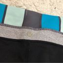 Lululemon  Groove Crop Reversible Yoga Leggings Black Blue 8 Photo 5