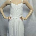 The Loft "" WHITE EYELET OVERLAY TOP CAREER CASUAL DRESS SIZE: 2P NWT $80 Photo 2