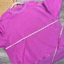 Aerie  down to earth crewneck sweatshirt in pink Photo 5