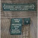 Ralph Lauren  Jeans Company Gray Corduroy Pants ~ Women's Size 10 Photo 2