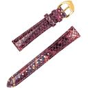 Genuine Leather Compatible iStrap Replacement Watch Brand Red Snakeskin 14 mm Photo 0