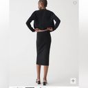 J.Crew  Womens Sweater Tube Skirt XXS Black Midi Fitted Pencil BV988 New Photo 2