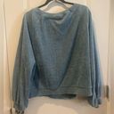 prAna  kanapee sweatshirt in a beautiful blue Photo 3