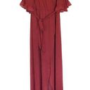 BCBGeneration  Chiffon Maxi Dress Women's Size Large V-Neck Formal Gown Mini Photo 1