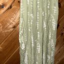 Shinestar  green & white wide leg flowy jumpsuit Photo 1