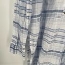 Pilcro and the Letterpress  Tunic Dress Coverup Blue Plaid Gauzy Light SZ Large Photo 6