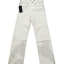 Rag and Bone  Denim White Distressed High Waist Straight Leg Maya Jean 27 Photo 0