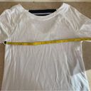 CAbi  Center Sweatshirt 5555 White Open Back Womens Size XS Casual Pullover Photo 7