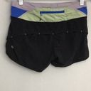 Lululemon  Run: Speed Short *4-way Stretch Black / Quilt Spring 14-23 Size 2 EUC Photo 4