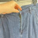 American Eagle  Women's mom Jeans Slim fit striped Stretch Size 12 ankle cropped Photo 8