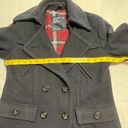 American Eagle ‎ women’s size small navy wool coat Photo 3