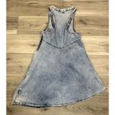 Diesel Vtg Y2K ‎ Denim Asymmetrical Racer Back Tank Dress Steam Punk Retro Sz S Photo 2