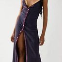 Free People Purple Striped Maxi Dress Photo 4