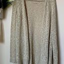 Loft NWOT Ann Taylor  Cream Lightweight Knit Long Sleeve Cardigan Photo 0