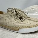 Coach  parson shoes 7B cream color comfy lace up Photo 0