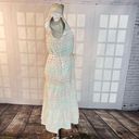 Draper James  white rainbow dot cotton midi sundress size medium Photo 6