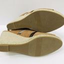 Apt. 9  SZ 10 Medium Wedges Shoes Open-Toe Desert Tan Buckle Closure Womens New Photo 1