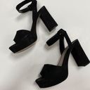 Miu Miu Women’s  Black Platform Block Heel Sandal Photo 0