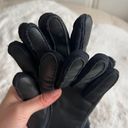 Black Super Soft Fabric Winter Gloves Size Small GUC Photo 2