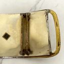 The Bar Vintage Brutalist Silver and Gold Tone Belt Buckle Made in India Photo 5