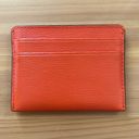 DKNY Orange Bryant Credit Card Holder Photo 1