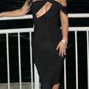 Club L Black Asymmetrical Dress  Photo 0