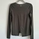 Sweaty Betty  Shirt Move Split
Back Long Sleeve Yoga Top Dark Forest XXS Photo 3