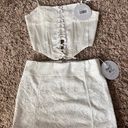 Princess Polly Barton White Lace Set Size 4 Photo 1